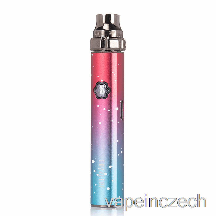 Dazzleaf Squarii Top Twist 510 Bateriové Korálově Růžové / Modré Splatter Vape Pero